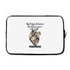 my body is a garden, not a graveyard Laptop sleeve