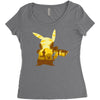 pokemon game pikachu Women's Triblend Scoop T-shirt
