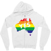 Vote Yes Australia Zipper Hoodie