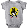rock cat Baby Onesie