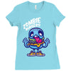 zombie burgers rouge Ladies Fitted T-Shirt