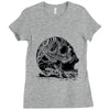 celtic skull Ladies Fitted T-Shirt