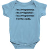 Revolution I Write Code Baby Onesie