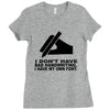 i have my own font Ladies Fitted T-Shirt