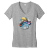 in the midst of war Women's V-Neck T-Shirt