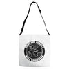 save the planet, kill yourself Adjustable Strap Totes
