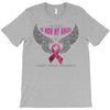 my hero is now my angel breast cancer awareness T-Shirt