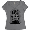 homer simpson Women's Triblend Scoop T-shirt