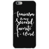feminism is my second favorite f word iPhone 6/6s Case