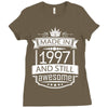 Made In 1997 And Still Awesome Ladies Fitted T-Shirt