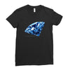 diamond blu Ladies Fitted T-Shirt
