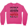 i just want to bake stuff and watch christmas movies all day Crewneck Sweatshirt