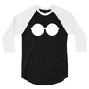 glasses 3/4 Sleeve Shirt