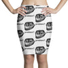 problem trollface troll face slogan internet meme t shirt2 Pencil Skirts