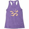 om zeichen indien buddhisten meditation religion yoga Racerback Tank