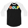 golf 3d 3/4 Sleeve Shirt