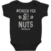 check yer nuts best trending Baby Bodysuit