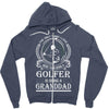 Golfer Granddad Zipper Hoodie