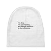 the oc allergic reaction Baby Beanies