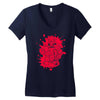 happy faces fv914 best trending Women's V-Neck T-Shirt