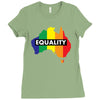 Vote Yes-Australia Marriage Equality Ladies Fitted T-Shirt