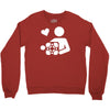 adesivo companion cube portal Crewneck Sweatshirt