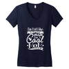 not like a regular mom i'm a cool mom Women's V-Neck T-Shirt