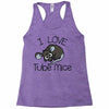 love tube mice Racerback Tank