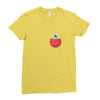 Mars and Astronaut Ladies Fitted T-Shirt