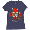 march of the monsters day 31 Ladies Fitted T-Shirt