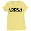 vodka water for happy people t shirt s m l xl 2xl 3xl funny beer keg c Ladies Fitted T-Shirt