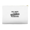 awesome husband Accessory Pouches