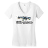 litle gamers Women's V-Neck T-Shirt