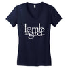lamb of god new Women's V-Neck T-Shirt