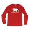 vegetarier mein essen schei&szlig;t Long Sleeve Shirts