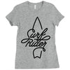 surf rider Ladies Fitted T-Shirt