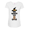 The Witch Is In Maternity Scoop Neck T-shirt