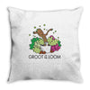 groot of the loom Throw Pillow