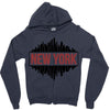 new york Zipper Hoodie