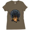 run! Ladies Fitted T-Shirt