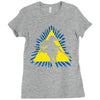 link in action Ladies Fitted T-Shirt