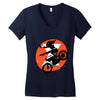 black attack Women's V-Neck T-Shirt
