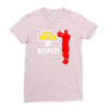 respect batle royal gaming Ladies Fitted T-Shirt