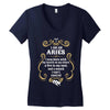 i am an aries Women's V-Neck T-Shirt