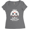 crystal lake camp counselor Women's Triblend Scoop T-shirt