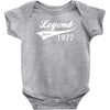 legend since 1977, funny Baby Bodysuit