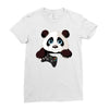 Gamer Panda Ladies Fitted T-Shirt
