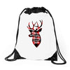 have a holly jolly merry christmas Drawstring Bags
