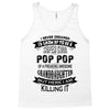 Super Cool Pop Pop Of A Freaking Awesome Granddaughter Tank Top