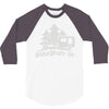 roughin' it roughing trailer camping camp 3/4 Sleeve Shirt